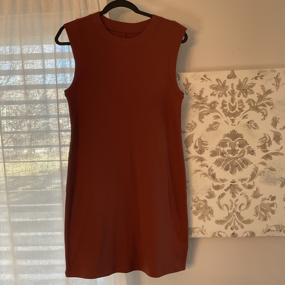 A New Day Sleeveless Rust Dress